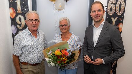 Echtpaar Hanemaaijer-de Winter (60-jarig huwelijksjubileum)