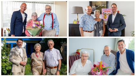 De jubilea in Westland van augustus 2026