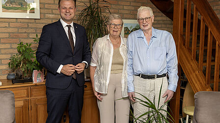 Foto echtpaar Van Klaveren-Vaas