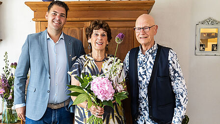 Echtpaar Van Koppen-Verbraeken (60-jarig huwelijksjubileum)