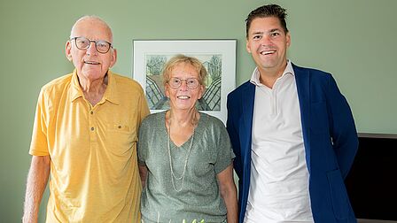 Echtpaar Bouma-Bezemer (60-jarig huwelijksjubileum)