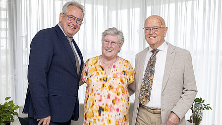 Het echtpaar Peute-Mars (60-jarig huwelijksjubileum)