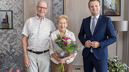foto echtpaar Vreugdenhil - van der Eijk