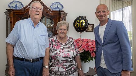 Echtpaar Kok-Meijer (60-jarig huwelijksjubileum)
