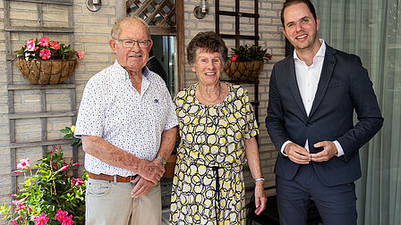 foto echtpaar Van Hagen - Bom
